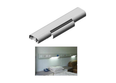 Pannello orizzontale fissato al muro della testata del letto dell'ospedale con illuminazione per ICU medico
